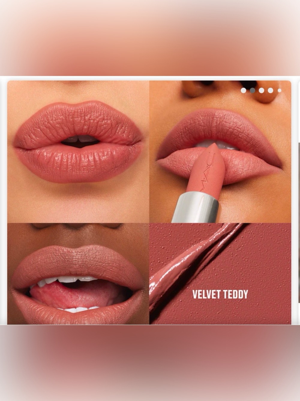 MAC Cosmetics  #617 velvet Teddy Matte Lipstick - NEW